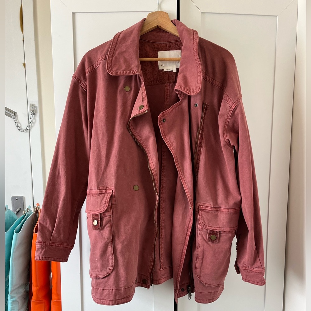 Dusty Rose long jacket